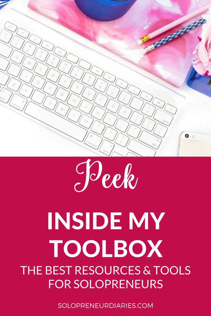 Here's a peek into my resource toolbox - the tools, links, and resources that I use and recommend to help you run your solopreneur business.