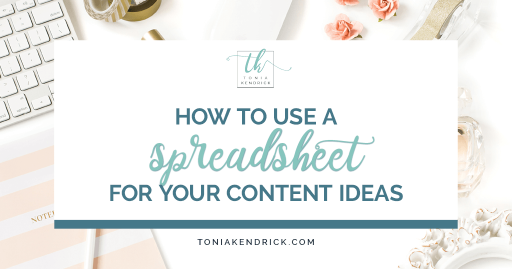 How to use a spreadsheet for your content ideas - featured image