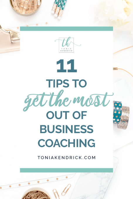 11 Tips to Get the Most Out of Business Coaching - featured pin