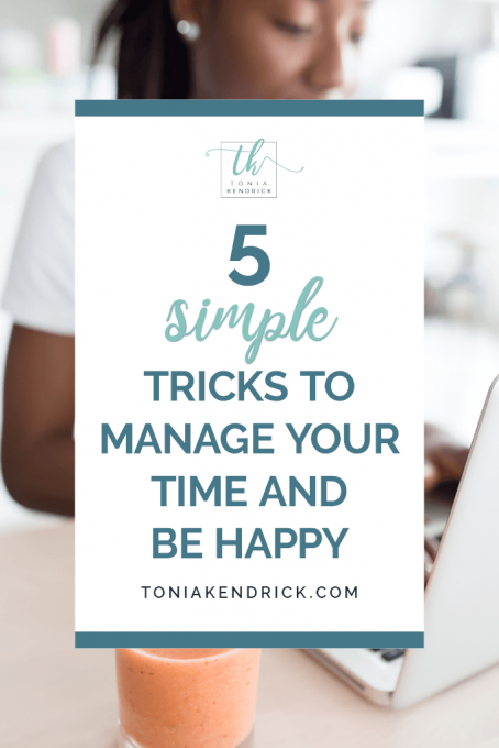 5 Simple Tricks To Manage Your Time And Be Happy - featured pin