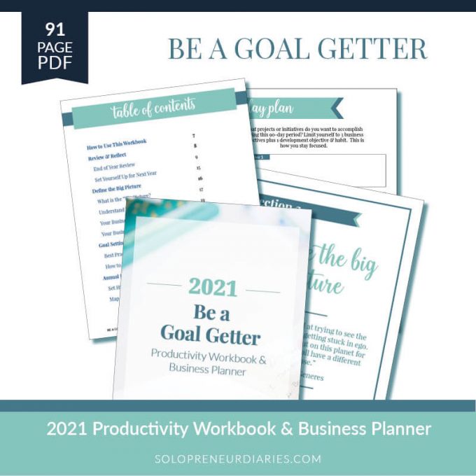 Be a Goal Getter 2021-square mockup 1