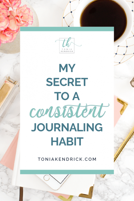 My Secret to a Consistent Journaling Habit - featured pin