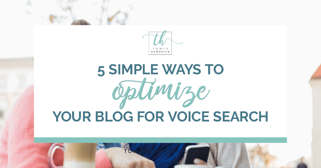 5 Simple Ways to Optimize Your Blog for Voice Search - featured image
