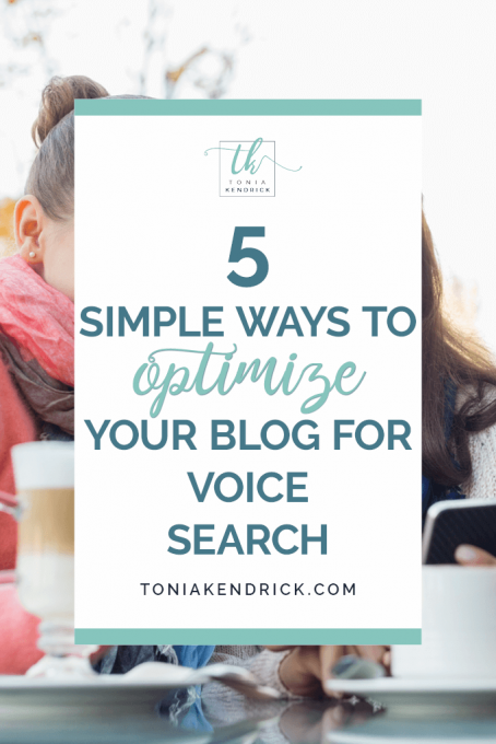 5 Simple Ways to Optimize Your Blog for Voice Search - featured pin