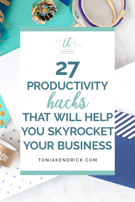 Productivity hacks - featured pin