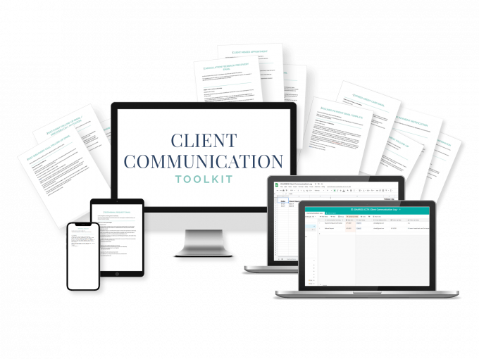 Client Communiction Toolkit mockup