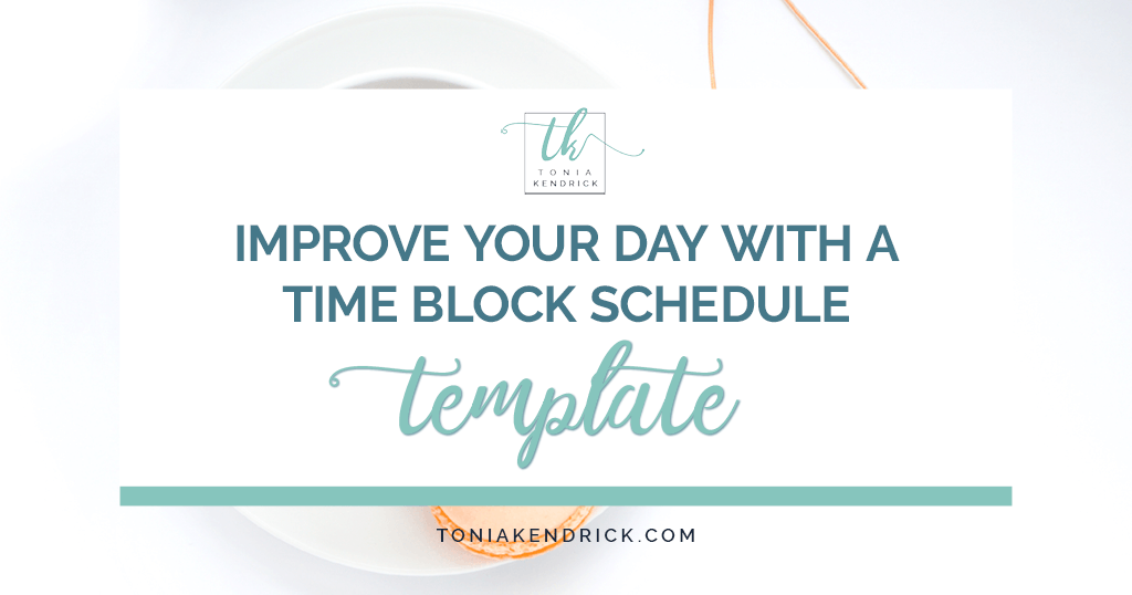 Time Block Schedule Template - featured image