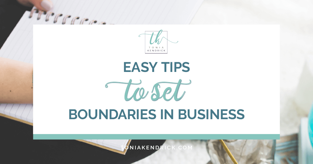 Easy Tips to Set Boundaries in Business - featured image