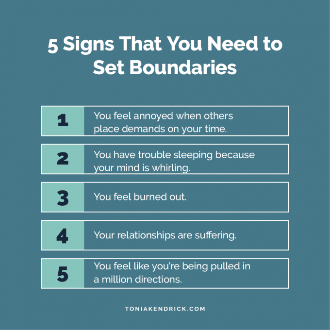 5 Signs That You Need to Set Boundaries