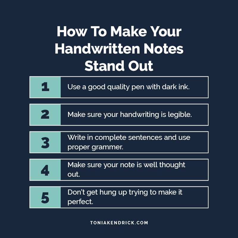 5 Steps to Make Your Handwritten Notes Stand Out